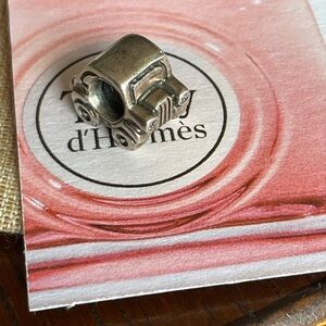 EUC Pandora 790405CZ Sterling Silver Classic Car Charm w/ Clear Zirconia790405CZ